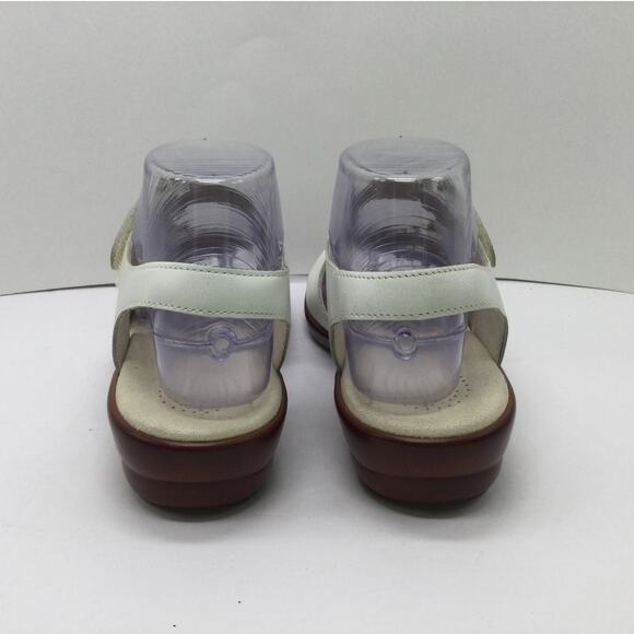 SAS Tabby White Strappy Slingback Leather Sandal Womens 6.5M - Picture 4 of 12